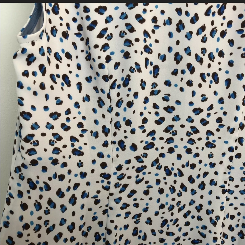 CABI Camilla Shirt Dress Sleeveless Leopard Print - Picture 4 of 6